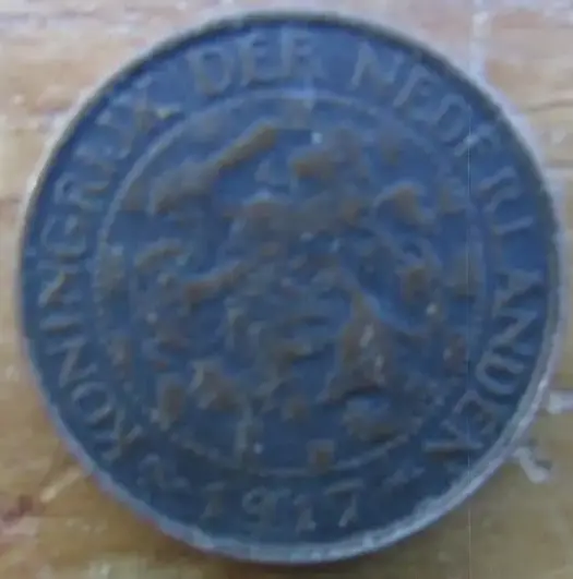 What-Is-A-1-Cent-Coin-Called-Koningrijk-Der-Nederlanden-From-1917-Worth-And-Where-Is-It-From?